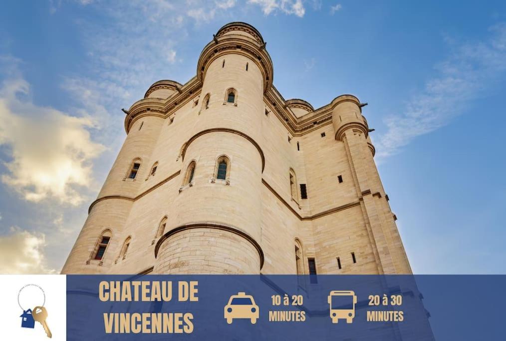 サン・モーリス9 Min From Chateau De Vincennes - Paris & Disneyアパートメント エクステリア 写真